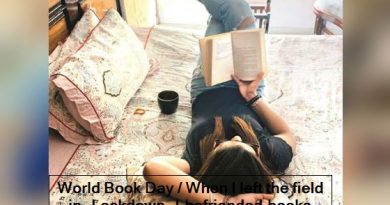 World Book Day -When I left the field in Lockdown, I befriended books