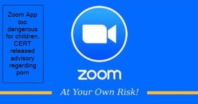 Zoom App too dangerous for children, CERT released advisory regarding porn