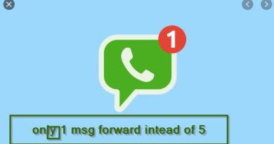 now only 1 message will be forwarded instead of five!