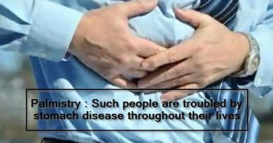 palmistry -Such people are troubled by stomach disease throughout their lives - palmistry
