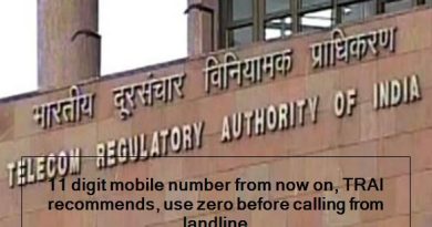 11 digit mobile number from now on, TRAI recommends, use zero before calling from landline