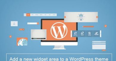 Add a new widget area to a WordPress theme