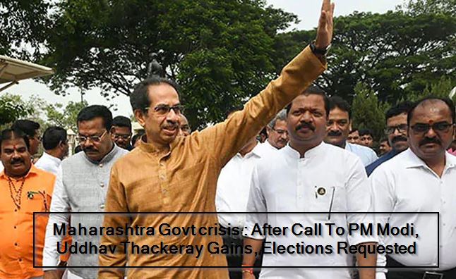 After Call To PM Narendra Modi, Uddhav Thackeray Gains, Elections Requested