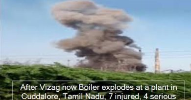 After Vizag now Boiler explodes at a plant in Cuddalore, Tamil Nadu, 7 injured, 4 serious