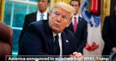 America announced to withdraw from WHO, Trump said - China has captured the organization