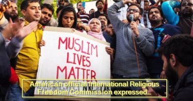 American official International Religious Freedom Commission expressed concern over the situation of Muslims in India