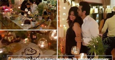 Anniversary- ​​Arjun Bijlani celebrates 7th wedding anniversary with wife Neha; pictures of romantic dinner date go viral