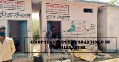 BHOPAL - COUPLE QUARANTINED IN TOILET