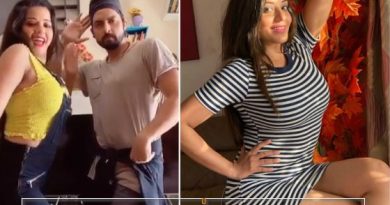 Bhojpuri Actress Monalisa Dance Video With Husband In Lockdown Goes Viral _ पति