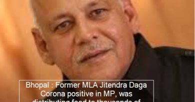 Bhopal - Former MLA Jitendra Daga Corona positive in MP, was distributing food to thousands of people daily