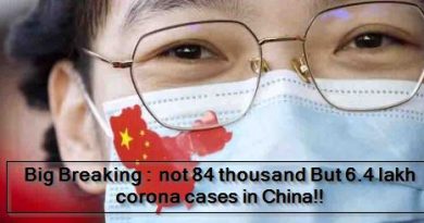 Big Breaking - not 84 thousand But 6.4 lakh corona cases in China!!