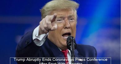 COVID-19 Pandemic_ US President Donald Trump Abruptly Ends Coronavirus Press Con