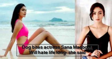 Dog bites actress Sana Maqbool. Will hate life long- she said