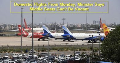 Domestic Flights From Monday, Minister Says Middle Seats Can't Be Vacant