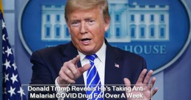 Donald Trump Reveals He's Taking Anti-Malarial COVID Drug For Over A Week
