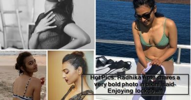 Hot Pics-Radhika Apte shares a very bold photo in bikini, said- Enjoying lockdown