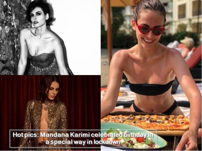 Hot pics- Mandana Karimi celebrated birthday in a special way in lockdown