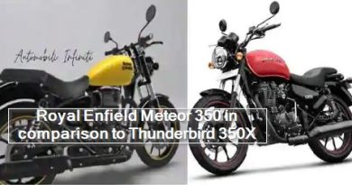 How different is Royal Enfield Meteor 350 in comparison to Thunderbird 350X