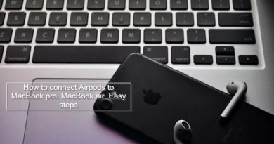 How to connect Airpods to MacBook pro, MacBook air. Easy steps