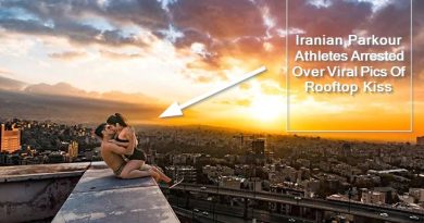 Iranian Parkour Athletes Arrested Over Viral Pics Of Rooftop Kiss