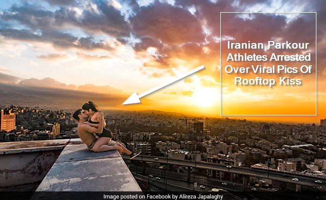 Iranian Parkour Athletes Arrested Over Viral Pics Of Rooftop Kiss