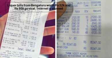 Liquor bills from Bengaluru worth Rs 52k and Rs 95k go viral. Internet is stunne