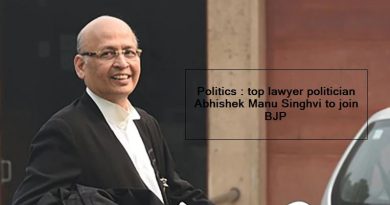 Politics -top lawyer politician Abhishek Manu Singhvi to join BJP