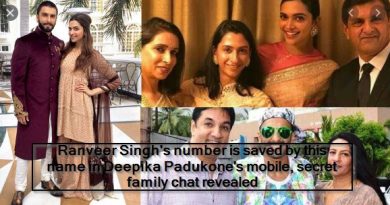 Ranveer Singh's number is saved by this name in Deepika Padukone's mobile, secret family chat revealed