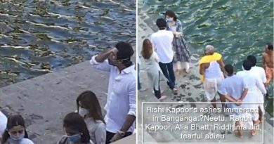 Rishi Kapoor’s ashes immersed in Banganga- Neetu, Ranbir Kapoor, Alia Bhatt, Riddhima bid tearful adieu