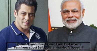 Salman Khan Returns Home From His Panvel’s Farmhouse Just Before Narendra Modi’s Speech
