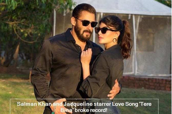 Salman Khan and Jacqueline starrer Love Song 'Tere Bina' broke record!