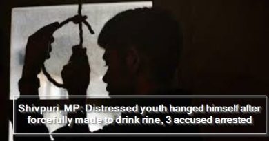 Shivpuri, MP-Distressed youth hanged himself after forcefully made to drink rine, 3 accused arrested