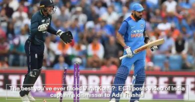 The best you’ve ever faced Virat Kohli- ECB posts video of India captain’s dismissal to Adil Rashid