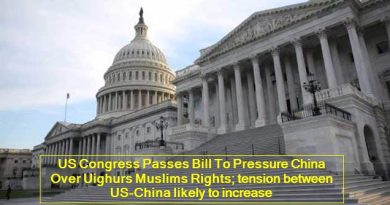 US Congress Passes Bill To Pressure China Over Uighurs Muslims Rights; tension between US-China likely to increase