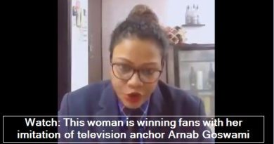Watch-This woman is winning fans with her imitation of television anchor Arnab Goswami