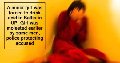 A minor girl was forced to drink acid in Ballia in UP, Girl was molested earlier by same men, police protecting accused