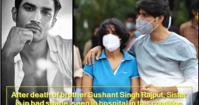 After death of brother Sushant Singh Rajput, Sister is in bad shape, seen in hospital in this condition