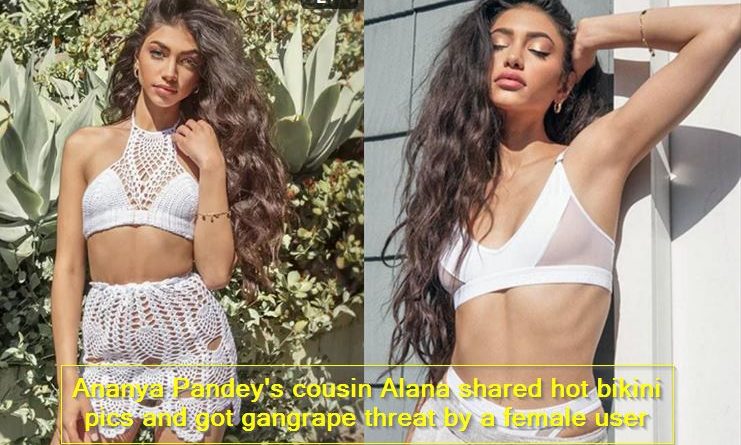 Ananya Pandey's cousin Alana shared hot bikini pics and got gangrape threat by a female user