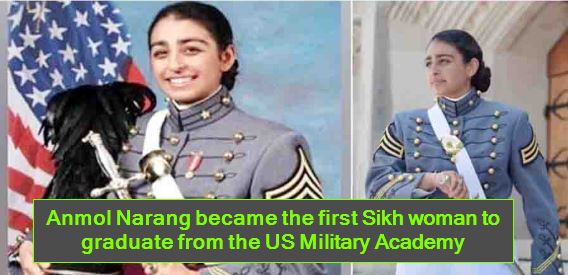 Anmol Narang became the first Sikh woman to graduate from the US Military Academy