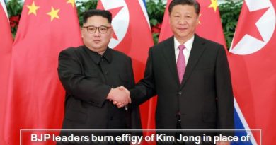 BJP leaders burn effigy of Kim Jong in place of Chinese President , trolled