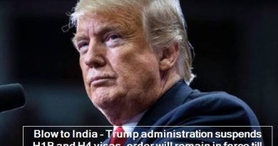 Blow to India - Trump administration suspends H1B and H4 visas, order will remain in force till the end of the year