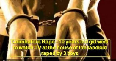 Coimbatore Rape - 10 years old girl went to watch TV at the house of the landlord raped by 3 boys