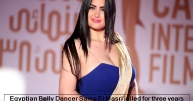 Egyptian Belly Dancer Sama El Masri jailed for three years with fine, charged with spreading obscenity