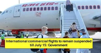 International commercial flights to remain suspended till July 15 - Government