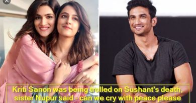 Kriti Sanon was being trolled on Sushant's death, sister Nupur said - can we cry with peace please