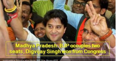 Madhya Pradesh -BJP occupies two seats, Digvijay Singh won from Congress