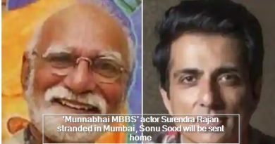 'Munnabhai MBBS' actor Surendra Rajan stranded in Mumbai, Sonu Sood will be sent home