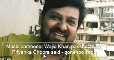 Music composer Wajid Khan passed away, Priyanka Chopra said - gone too soon