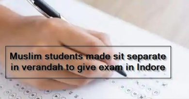 Muslim students made sit separate in verandah to give exam in Indore