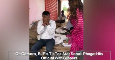 On Camera, BJP's TikTok Star Sonali Phogat Hits Official With Slippers